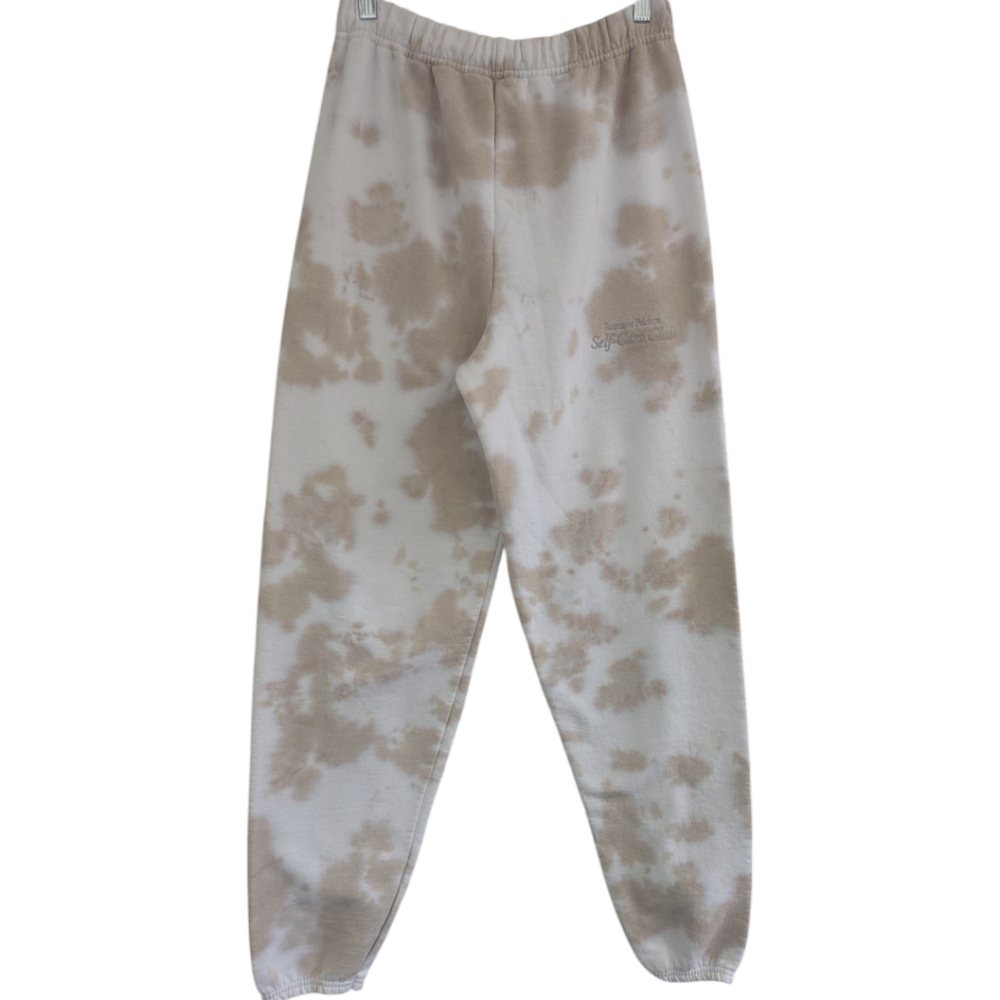 Summer Fridays Tie Dye Cloud Self Care Club Sweatpants. Medium